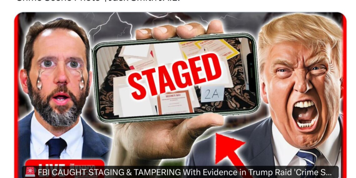 FBI CAUGHT STAGING & TAMPERING With Evidence in Trump Raid 'Crime Scene Photo' | Jack Smith JAIL?