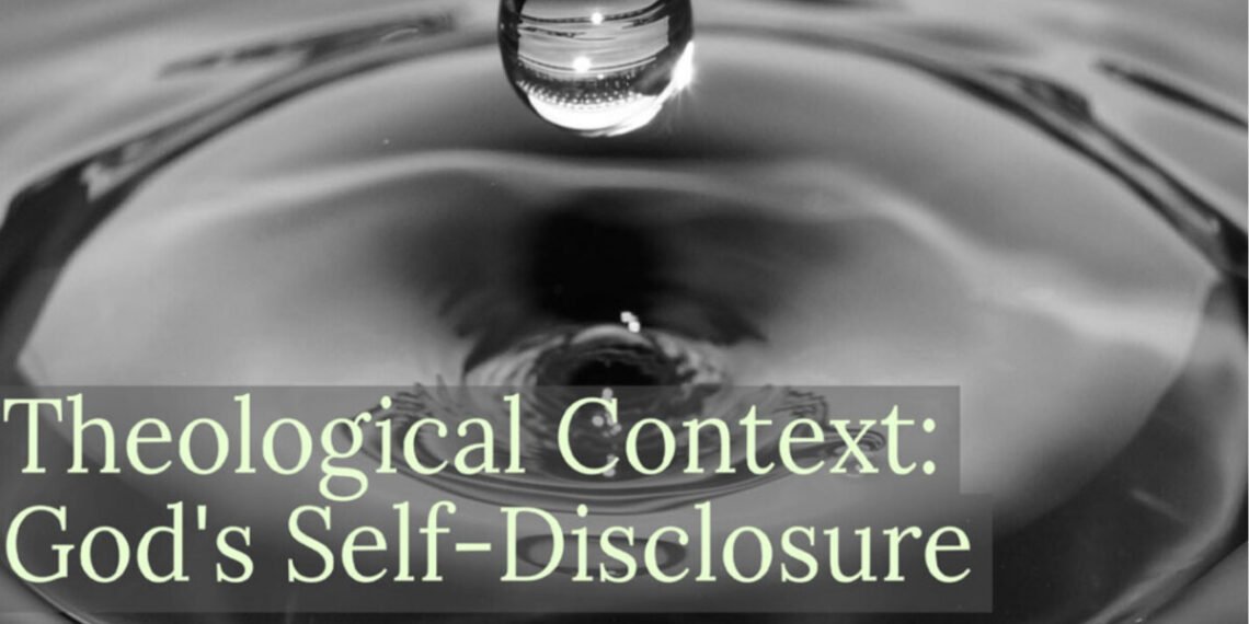 God's Self-Disclosure