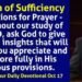 A Psalm of Sufficiency