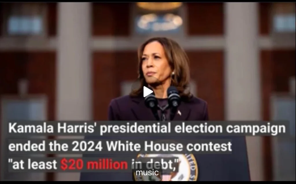 Vice President Kamala Harris delivered her first message to supporters three weeks.