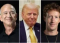 Tech moguls Altman, Bezos and Zuckerberg donate to Trump’s inauguration fund