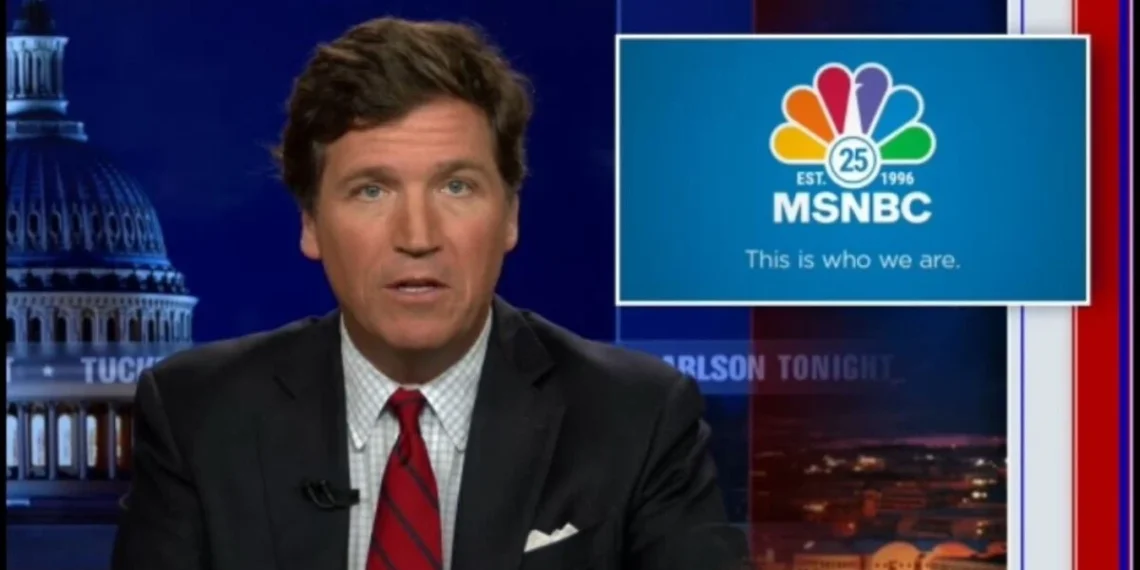 Tucker Carlson EXPOSE MSNBC and the Entire Mainstream Media