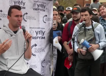 Charlie Kirk Faces the Final Boss of College Leftists