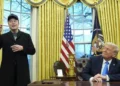 President Trump Participates in a Press Conference with Elon Musk
