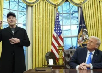 President Trump Participates in a Press Conference with Elon Musk