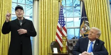 President Trump Participates in a Press Conference with Elon Musk